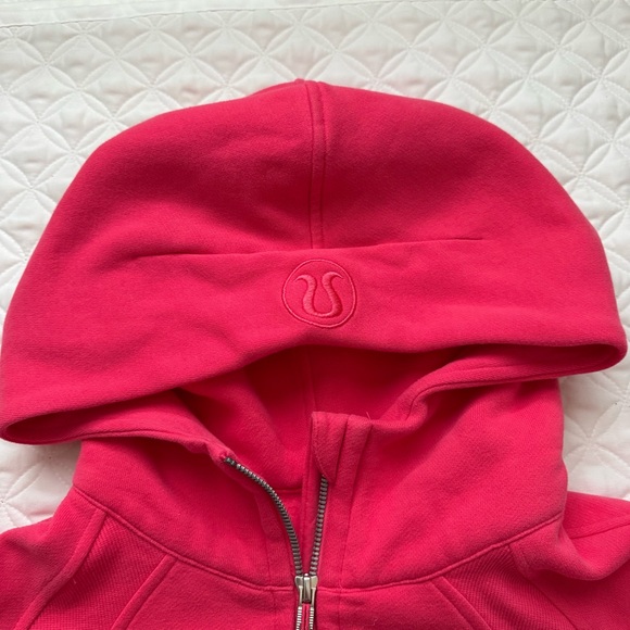 lululemon athletica Scuba Oversized Half Zip Hoodie Sweatshirt Lip Gloss Sz XS/S - Picture 3 of 15